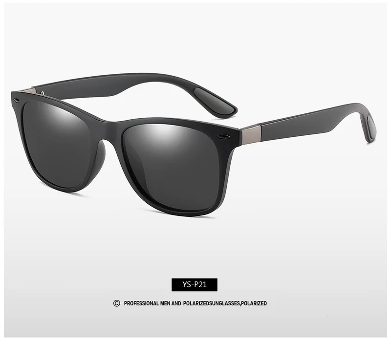 Fashion Männer HD Polarisiert Sonnenbrille 100% UV400 Polycarbonat Pilotenbrille