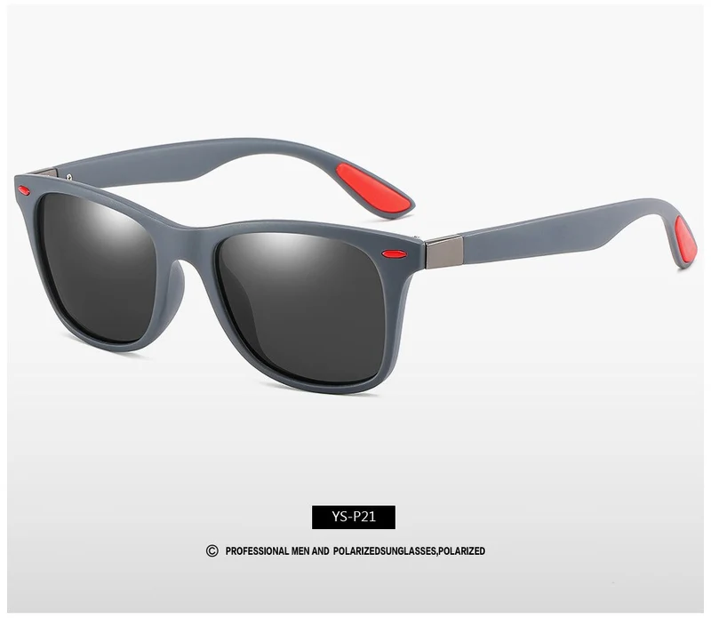 Fashion Männer HD Polarisiert Sonnenbrille 100% UV400 Polycarbonat Pilotenbrille