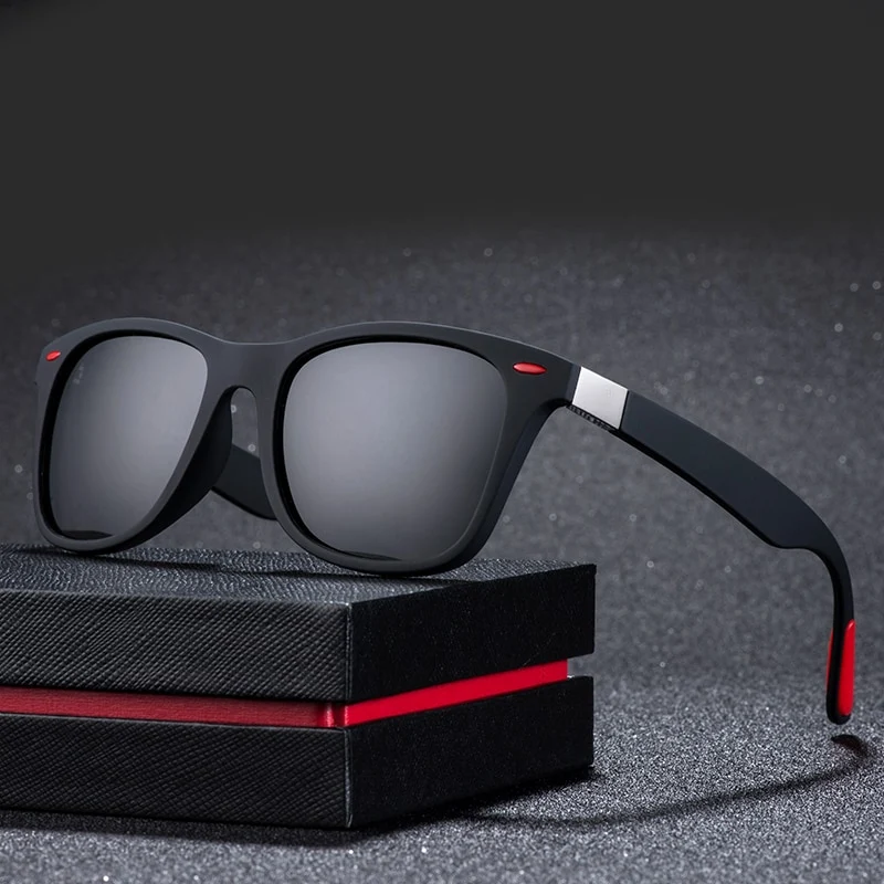 Fashion Sonnenbrille Herren HD Polarisiert 100% UV400 Polycarbonat Pilotenbrille