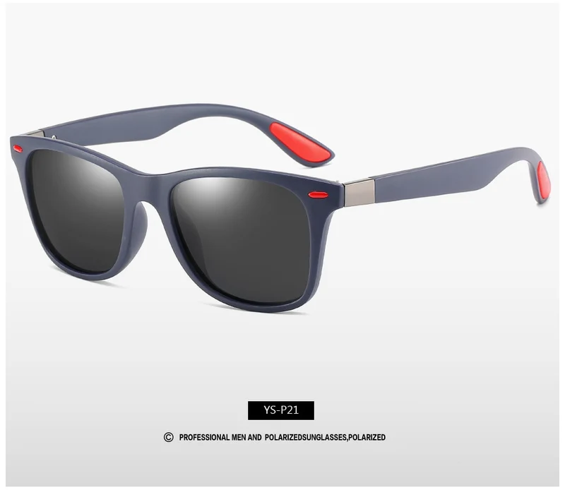 Fashion Sonnenbrille Herren HD Polarisiert 100% UV400 Polycarbonat Pilotenbrille