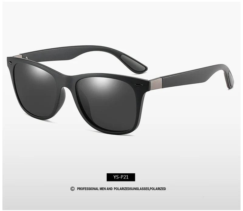 Fashion Sonnenbrille Herren HD Polarisiert 100% UV400 Polycarbonat Pilotenbrille