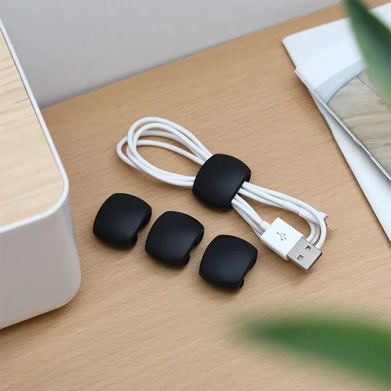 4 Stück Kabelclip Kabel Organizer Kabelschelle Kabelklemme Kabelhalter