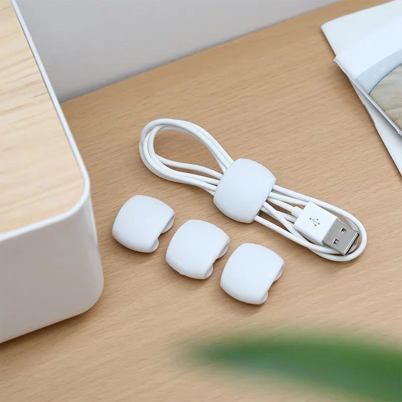 4 Stück Kabelclip Kabel Organizer Kabelschelle Kabelklemme Kabelhalter