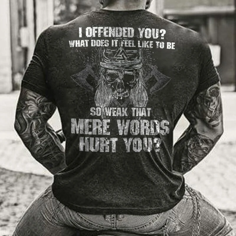 Fashion Herren Vikings Horror Skull 3D T-Shirt Rundhals Unisex Sommer Streetwear