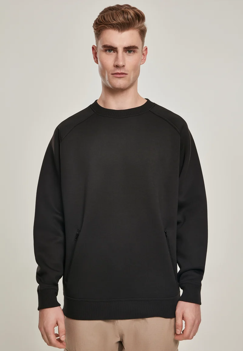UC Raglan Zip Pocket Crew