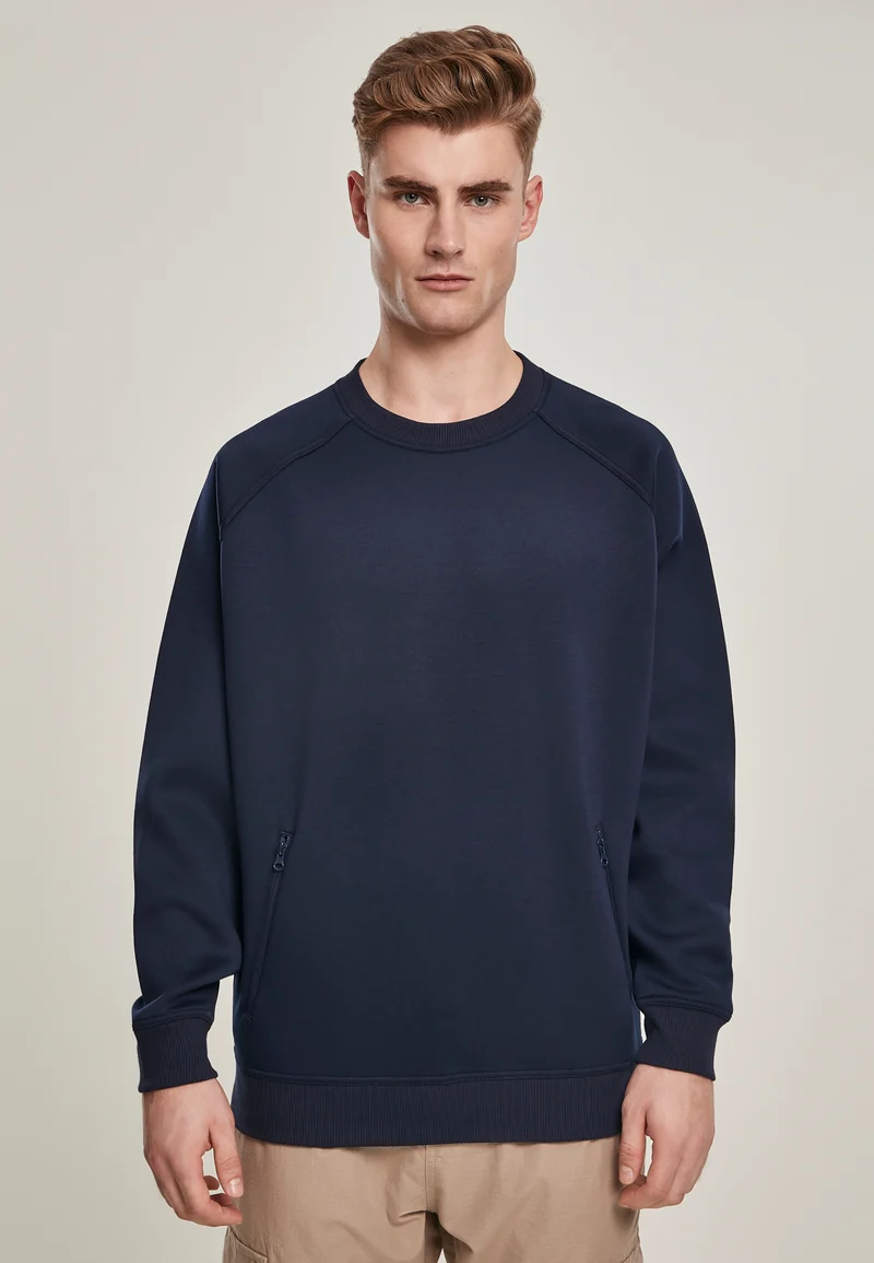 UC Raglan Zip Pocket Crew