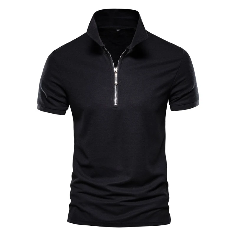 Herren Poloshirt Kontrast Kragen Polo Kurzarm Slim Fit Hemd Polohemd T-Shirt NEU