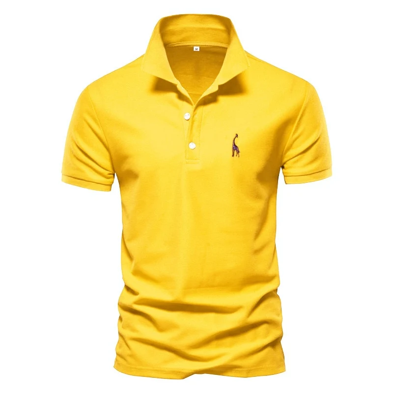 Herren Poloshirt Kontrast Kragen Polo Kurzarm Slim Fit Hemd Polohemd T-Shirt NEU