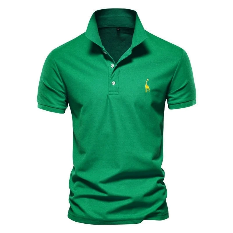 Herren Poloshirt Kontrast Kragen Polo Kurzarm Slim Fit Hemd Polohemd T-Shirt NEU