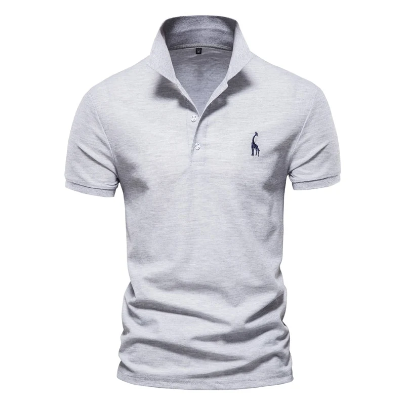 Herren Poloshirt Kontrast Kragen Polo Kurzarm Slim Fit Hemd Polohemd T-Shirt NEU