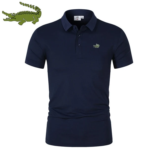 Männer Poloshirt Kontrast Kragen Polo Kurzarm Slim Fit Hemd Polohemd T-Shirt NEU