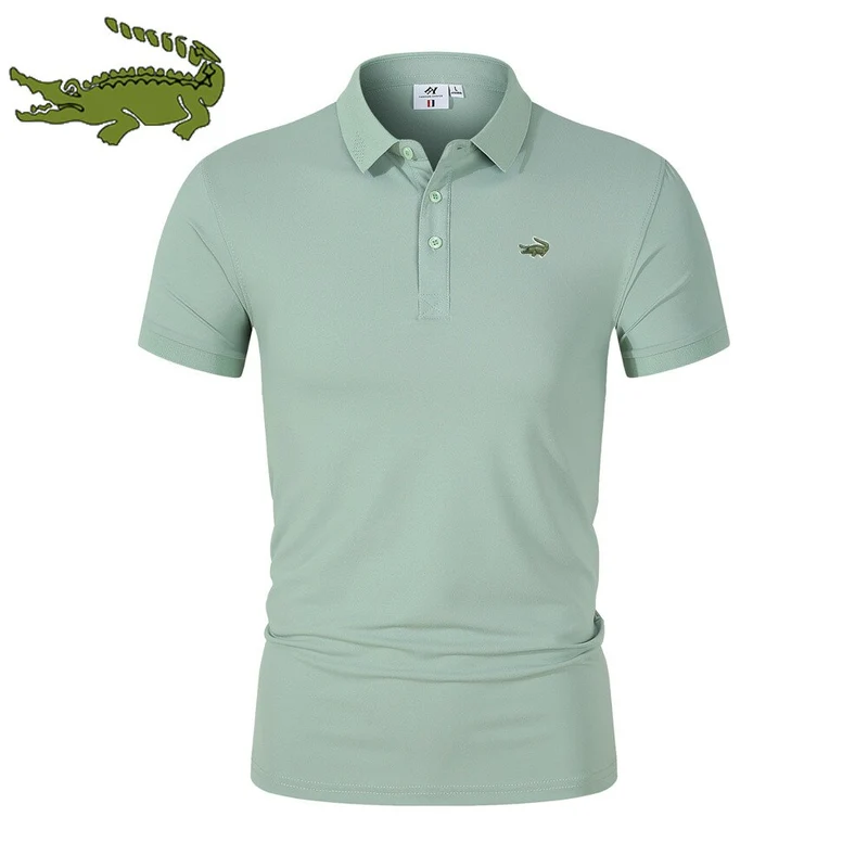 Männer Poloshirt Kontrast Kragen Polo Kurzarm Slim Fit Hemd Polohemd T-Shirt NEU
