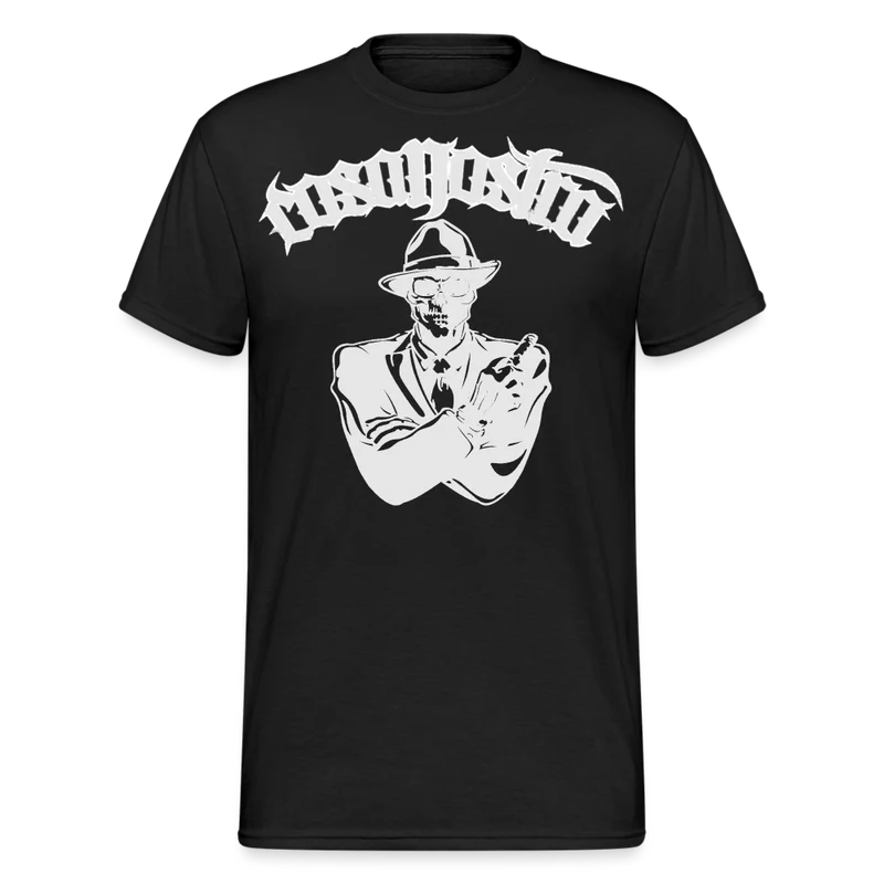 Herren COSA NOSTRA T-Shirt Rundhals Unisex Streetwear Gildan 100% Baumwolle