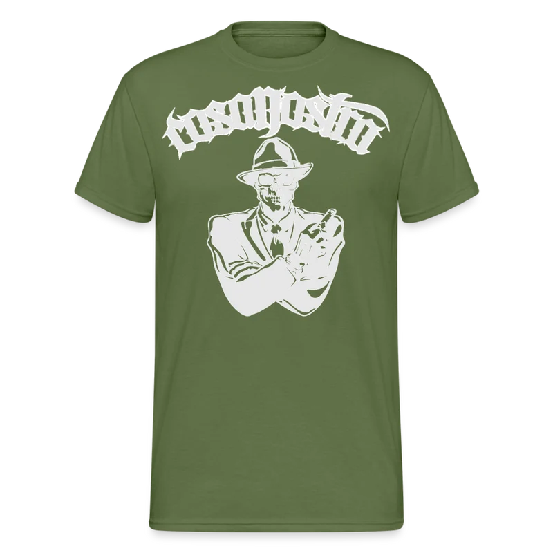 Herren COSA NOSTRA T-Shirt Rundhals Unisex Streetwear Gildan 100% Baumwolle