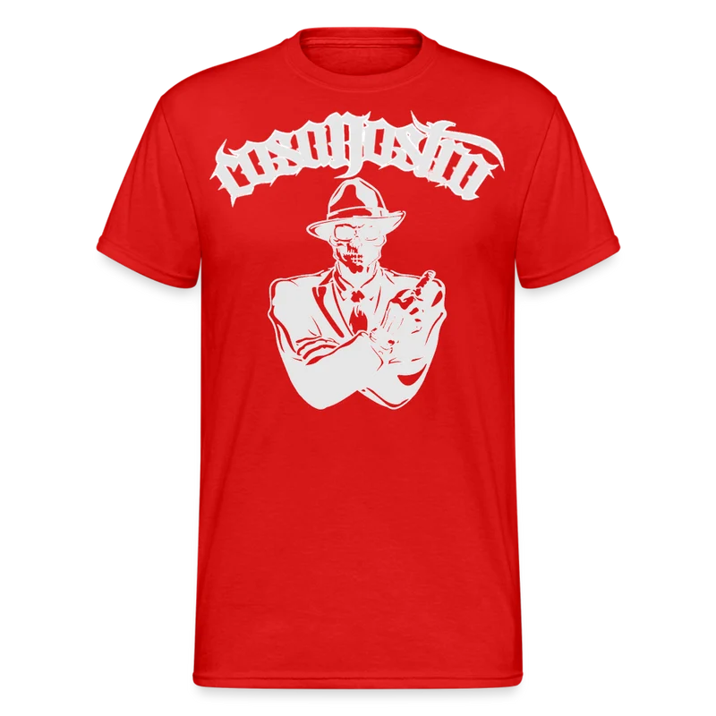 Herren COSA NOSTRA T-Shirt Rundhals Unisex Streetwear Gildan 100% Baumwolle