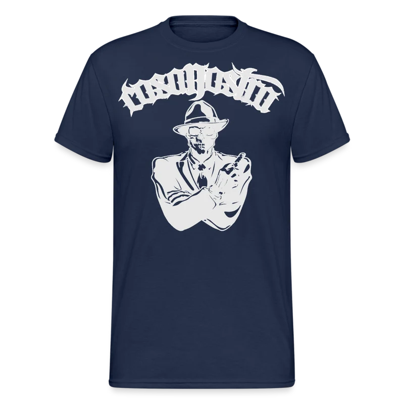 Herren COSA NOSTRA T-Shirt Rundhals Unisex Streetwear Gildan 100% Baumwolle