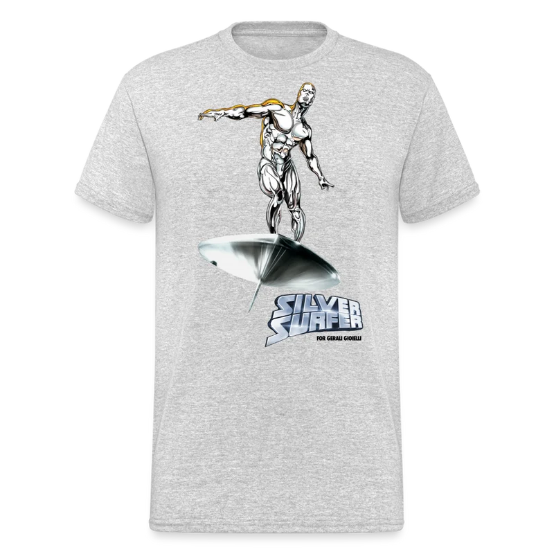 Herren Silver Surfer T-Shirt Rundhals Unisex Streetwear Gildan 100% Baumwolle