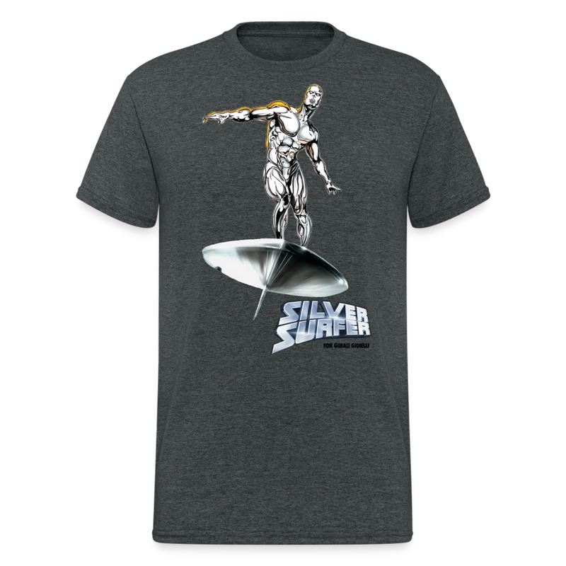 Herren Silver Surfer T-Shirt Rundhals Unisex Streetwear Gildan 100% Baumwolle