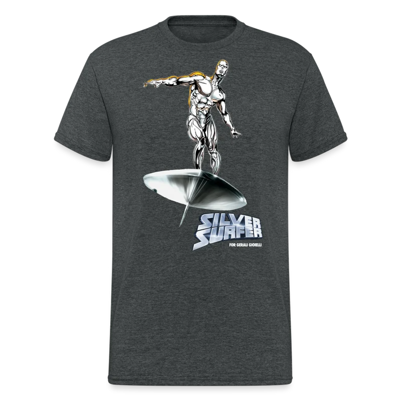 Herren Silver Surfer T-Shirt Rundhals Unisex Streetwear Gildan 100% Baumwolle