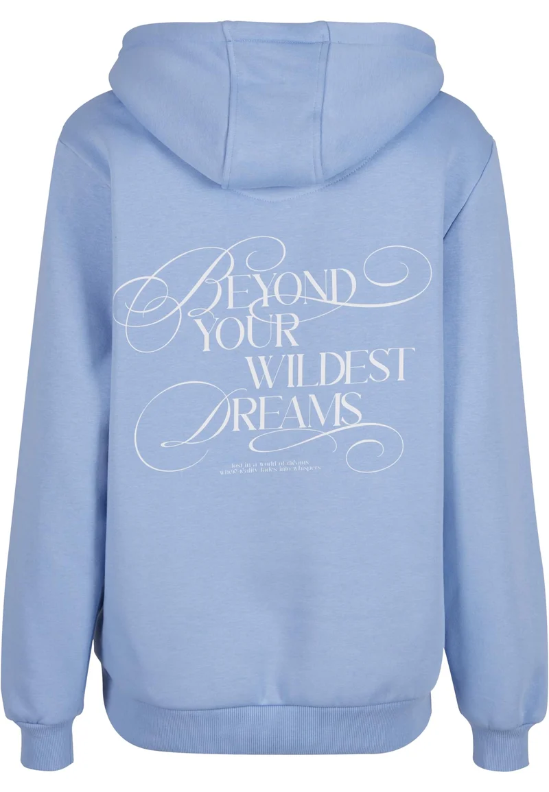 MT Dreamy Wording Ladies Fluffy Hoody