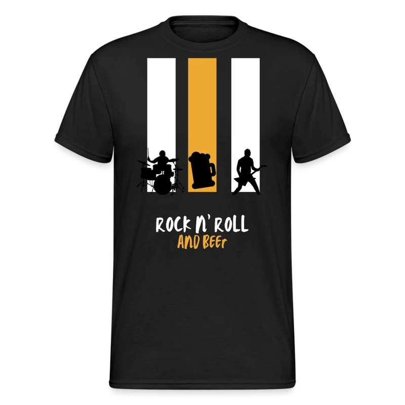 Herren T-Shirt Rundhals Unisex Sommer Streetwear 100% Baumwolle Top