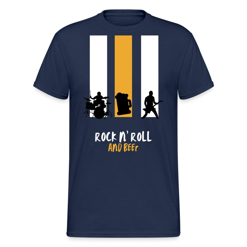Herren T-Shirt Rundhals Unisex Sommer Streetwear 100% Baumwolle Top