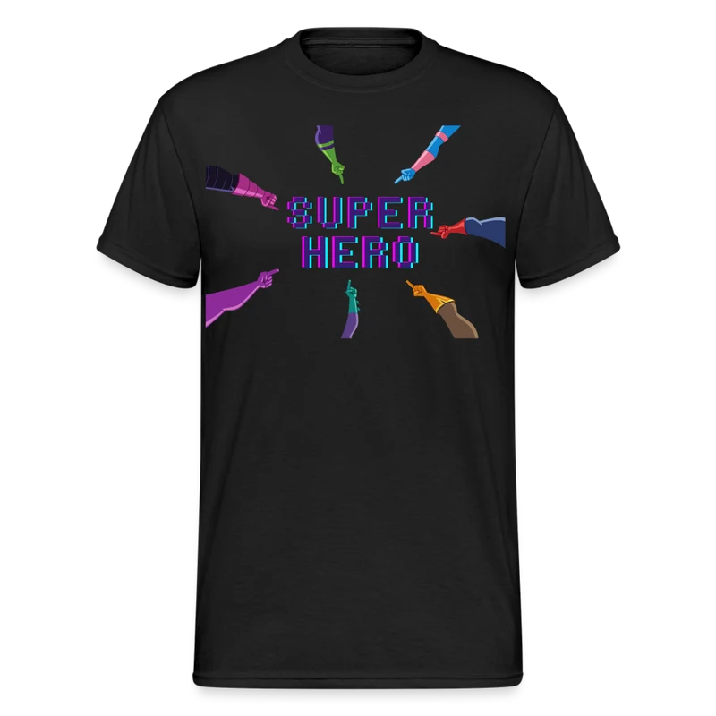 Fashion Herren Gildan Heavy T-Shirt Rundhals Unisex Streetwear