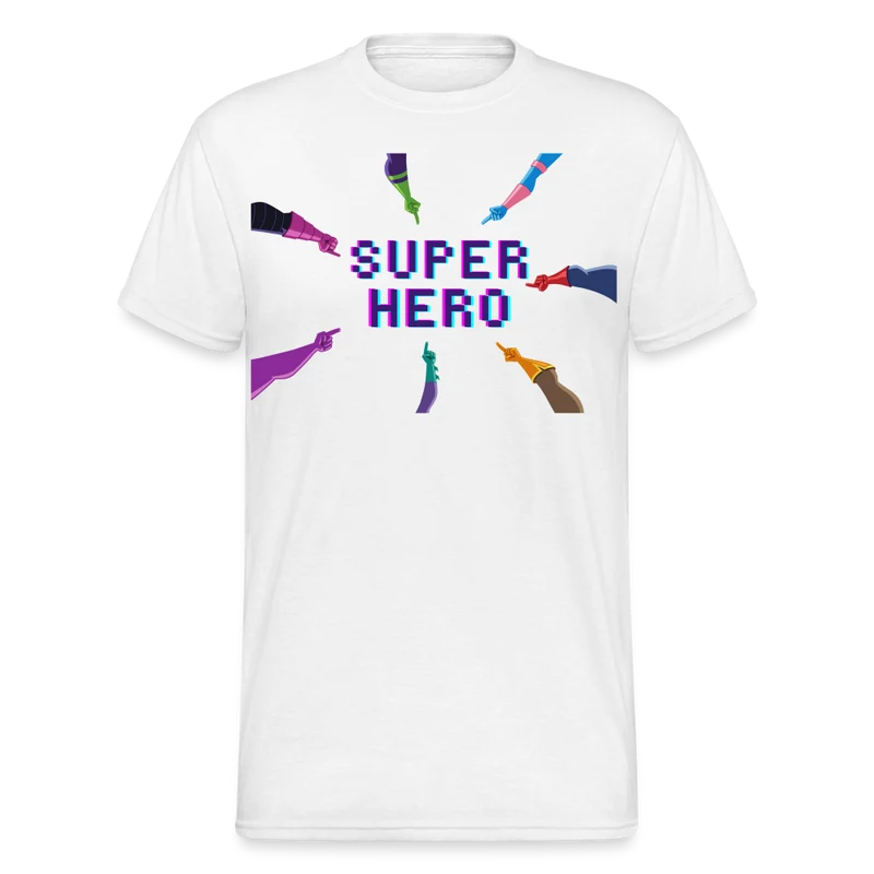 Fashion Herren Gildan Heavy T-Shirt Rundhals Unisex Streetwear