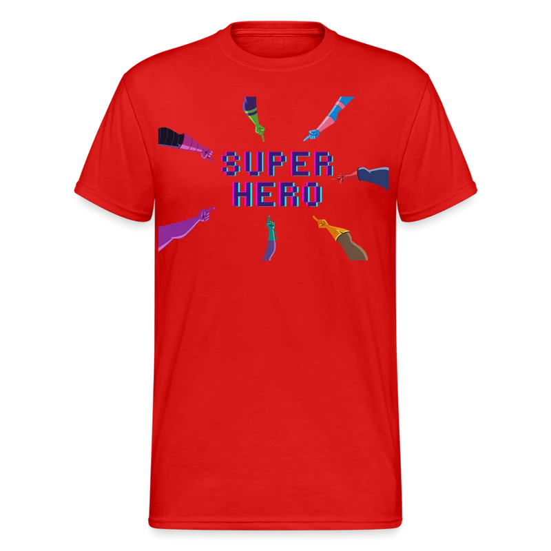 Fashion Herren Gildan Heavy T-Shirt Rundhals Unisex Streetwear