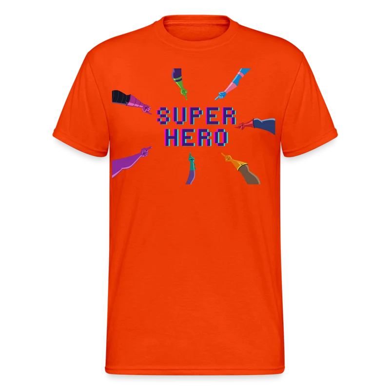 Fashion Herren Gildan Heavy T-Shirt Rundhals Unisex Streetwear