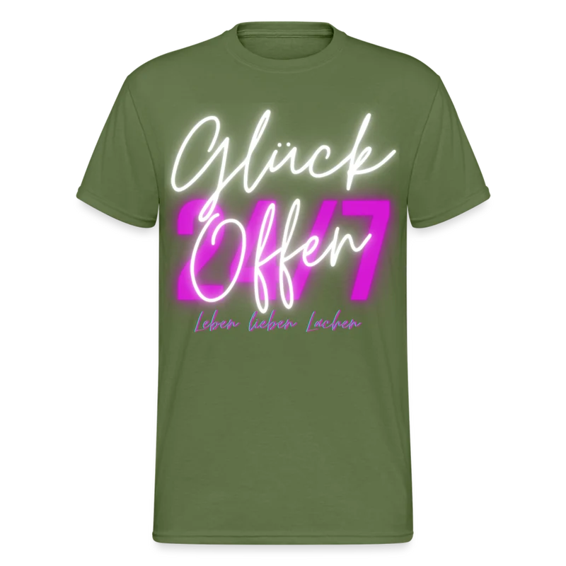 Herren T-Shirt Rundhals Unisex Fashion Streetwear Top 100% Baumwolle Hemd
