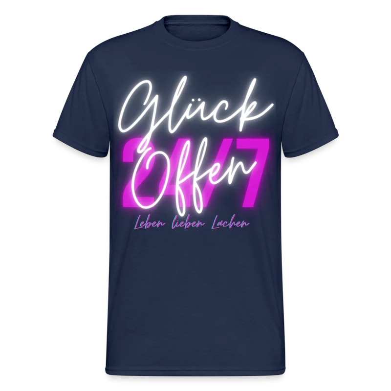 Herren T-Shirt Rundhals Unisex Fashion Streetwear Top 100% Baumwolle Hemd