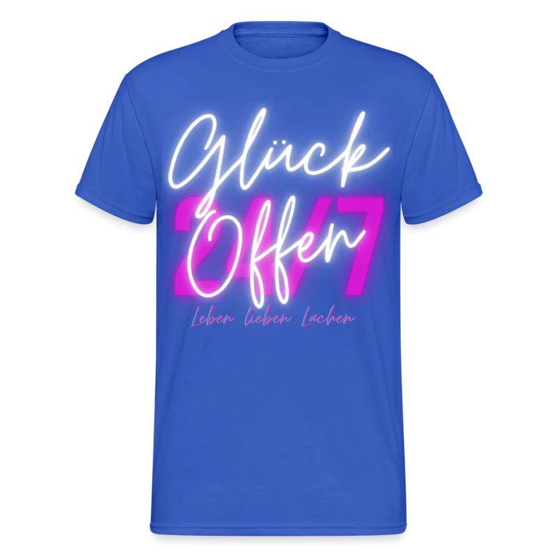 Herren T-Shirt Rundhals Unisex Fashion Streetwear Top 100% Baumwolle Hemd