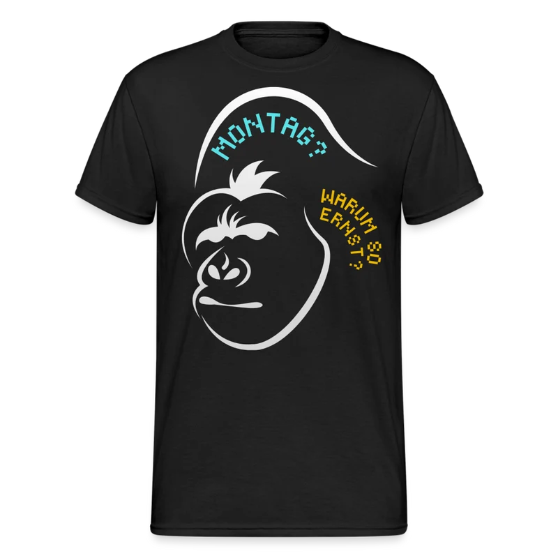 Fashion Herren Gildan Heavy T-Shirt Rundhals Unisex Streetwear