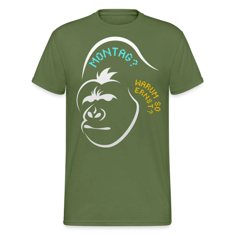 Fashion Herren Gildan Heavy T-Shirt Rundhals Unisex Streetwear