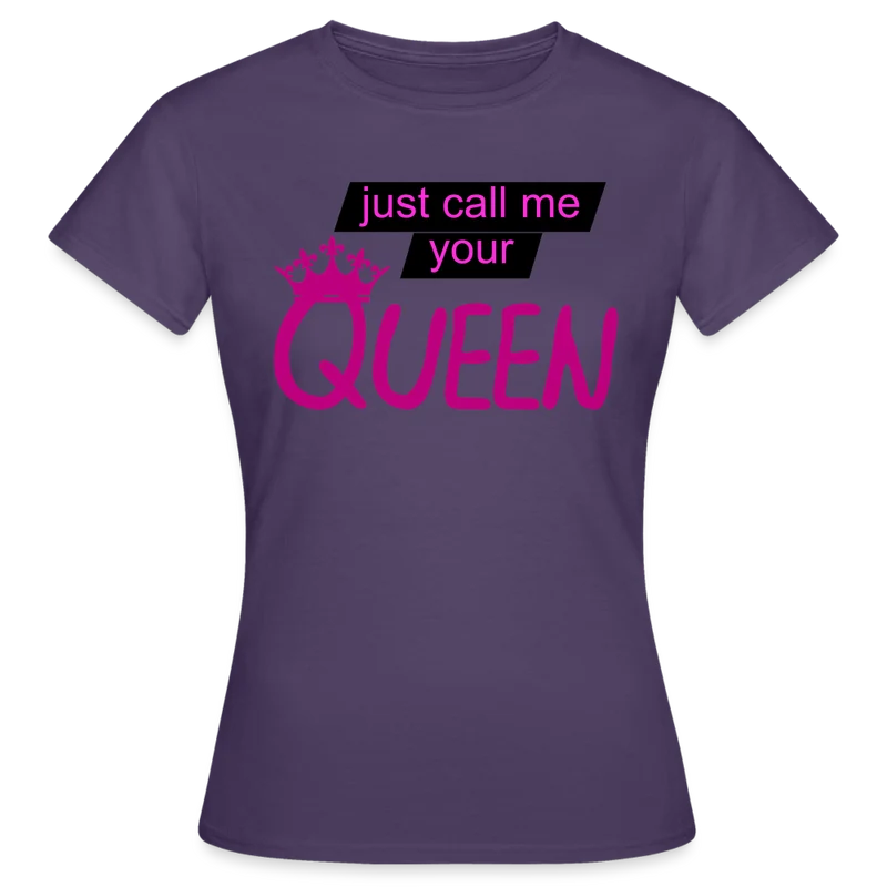 Damen T-Shirt Mädelsabend Party Fashion Rundhals Queen Top Streetwear 100% Baumwolle