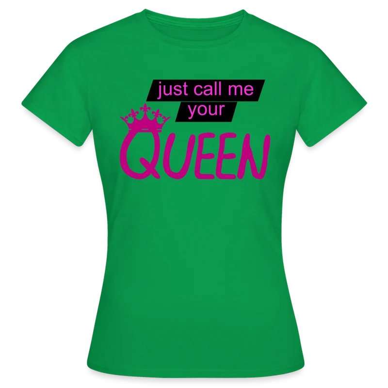 Damen T-Shirt Mädelsabend Party Fashion Rundhals Queen Top Streetwear 100% Baumwolle