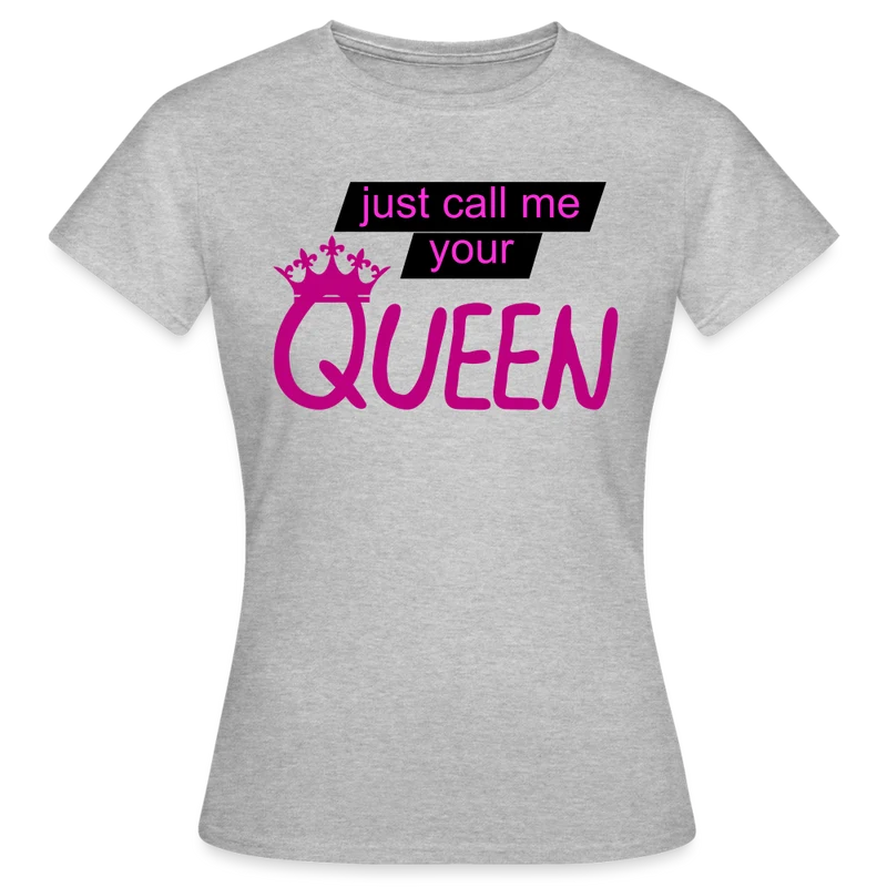 Damen T-Shirt Mädelsabend Party Fashion Rundhals Queen Top Streetwear 100% Baumwolle