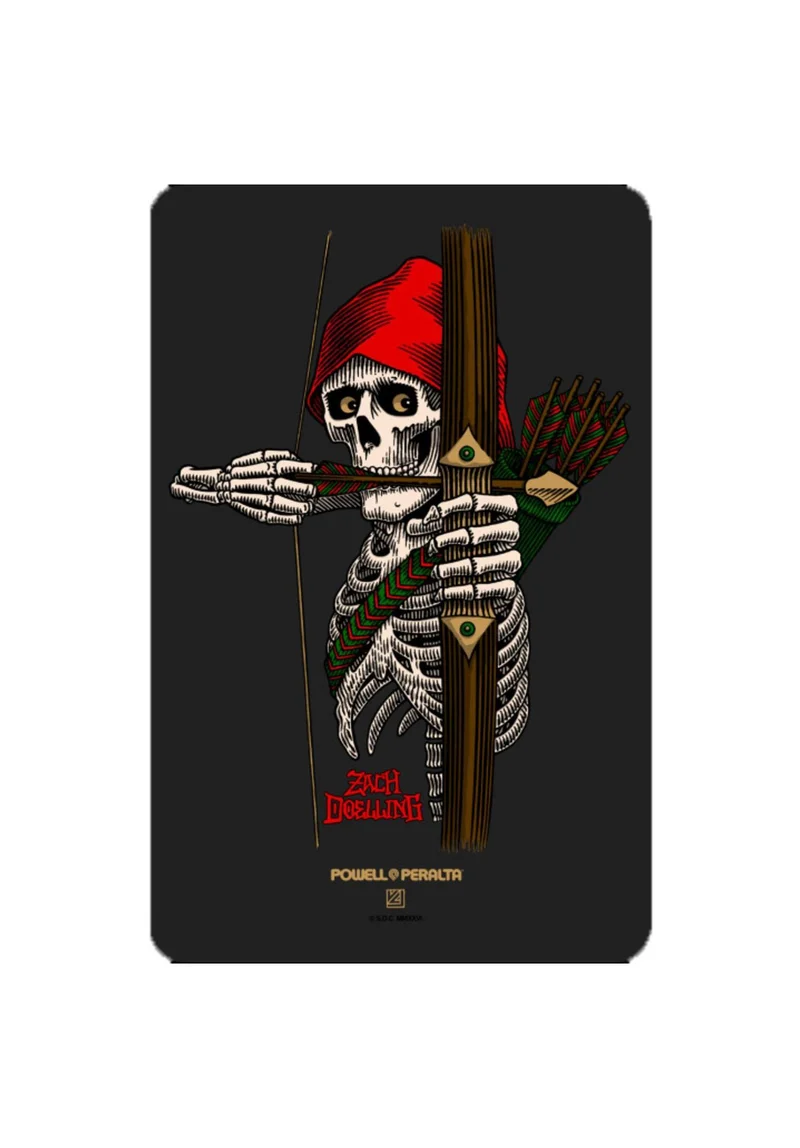 Zach Doelling Archer 3.75" x 6" Sticker