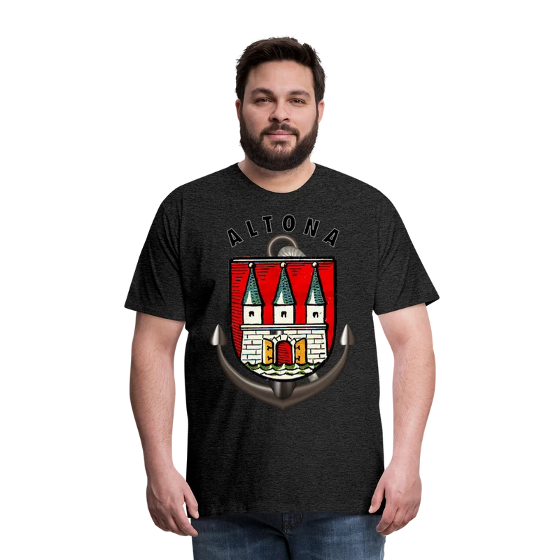 Männer Fashion Hamburg ALTONA T-Shirt Rundhals Unisex Streetwear