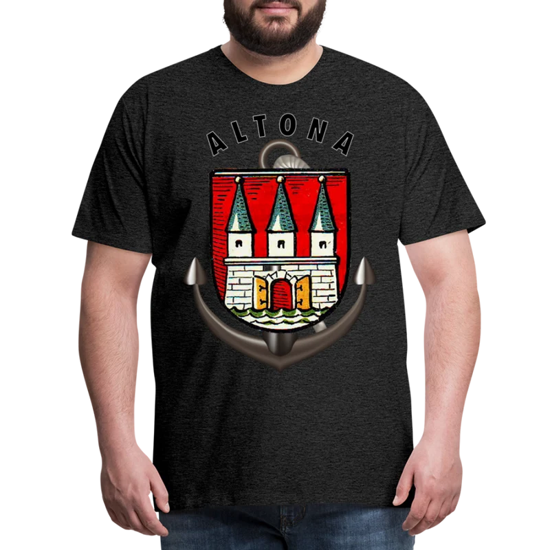 Männer Fashion Hamburg ALTONA T-Shirt Rundhals Unisex Streetwear