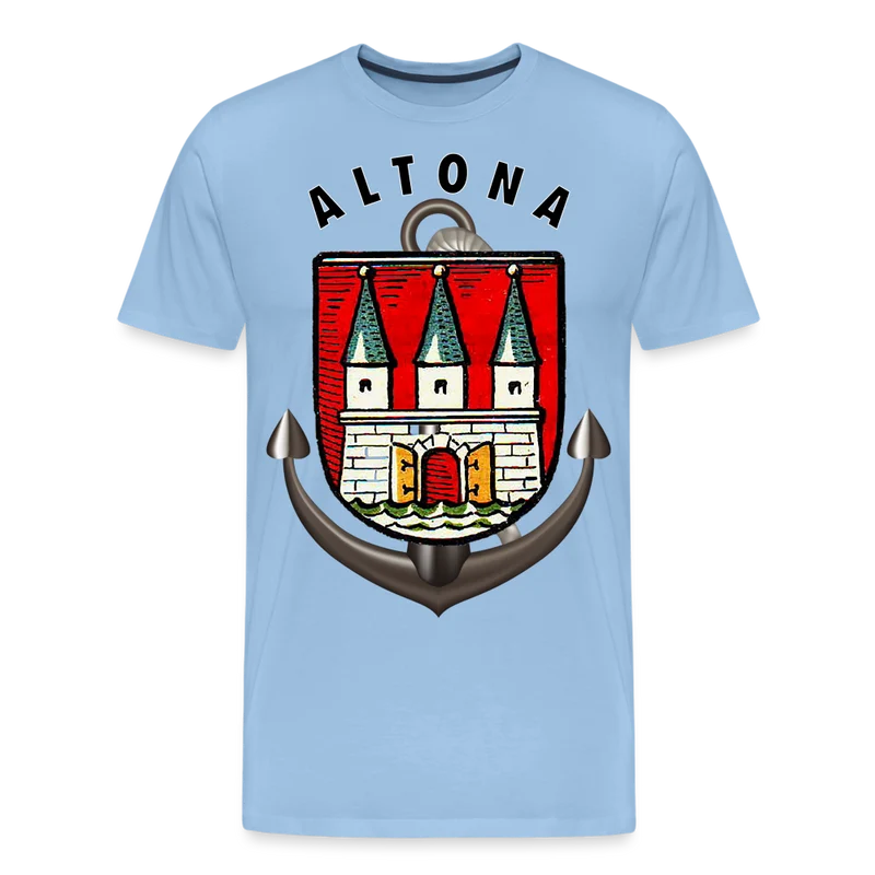 Männer Fashion Hamburg ALTONA T-Shirt Rundhals Unisex Streetwear
