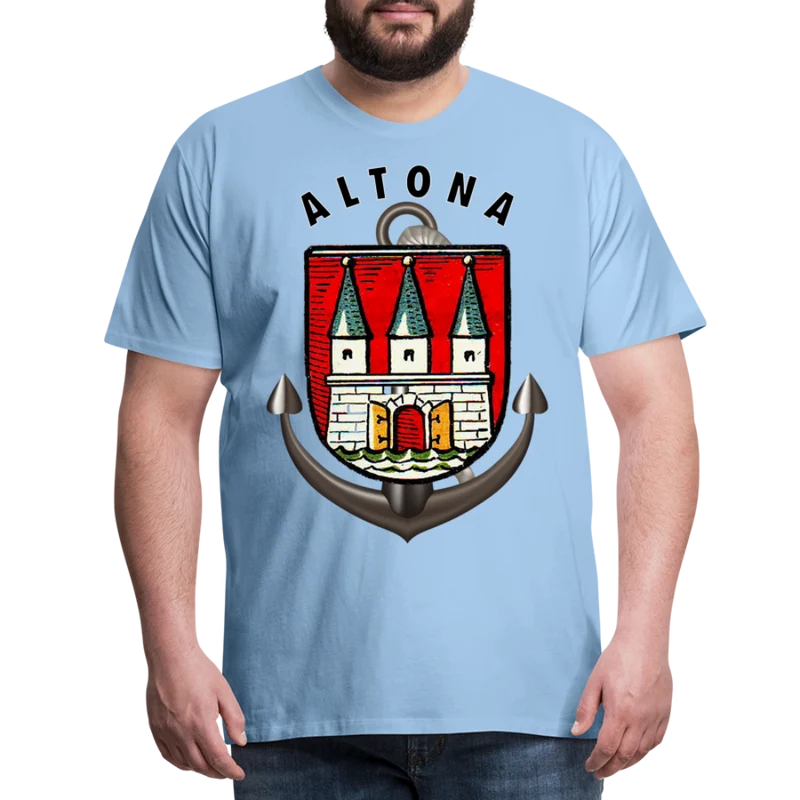 Männer Fashion Hamburg ALTONA T-Shirt Rundhals Unisex Streetwear