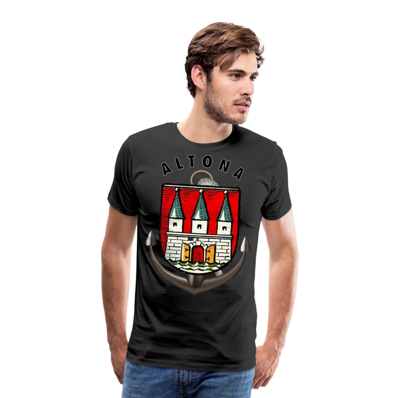 Männer Fashion ALTONA T-Shirt Rundhals Unisex Streetwear