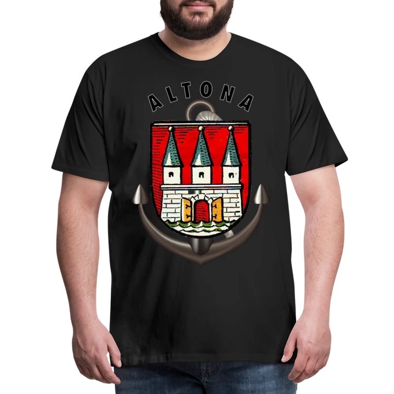 Männer Fashion ALTONA T-Shirt Rundhals Unisex Streetwear