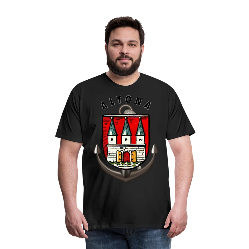 Männer Fashion ALTONA T-Shirt Rundhals Unisex Streetwear