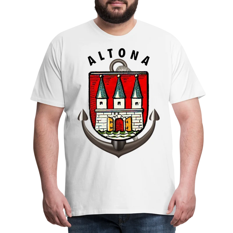 Männer Fashion ALTONA T-Shirt Rundhals Unisex Streetwear