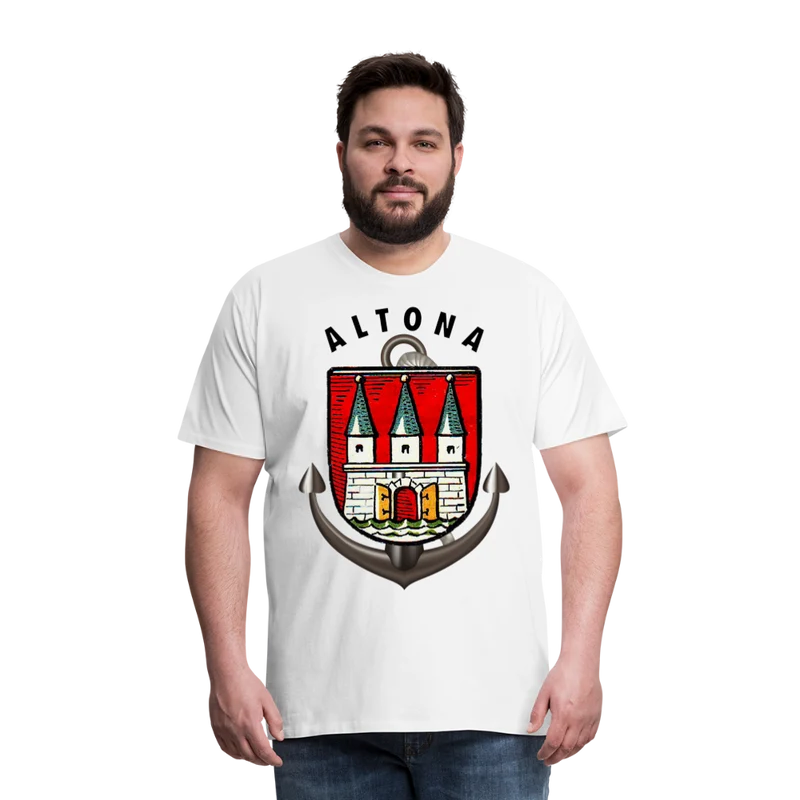 Männer Fashion ALTONA T-Shirt Rundhals Unisex Streetwear