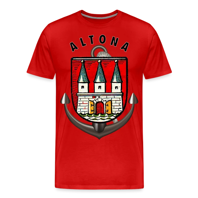 Männer Fashion ALTONA T-Shirt Rundhals Unisex Streetwear