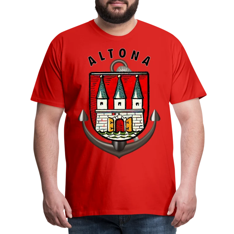 Männer Fashion ALTONA T-Shirt Rundhals Unisex Streetwear